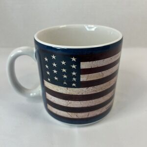 American Flag Warren Kimble Colonial Coffee Cup Mug Stars & Stripes